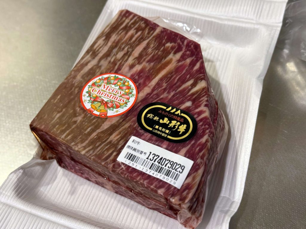 黒毛和牛もクリスマス