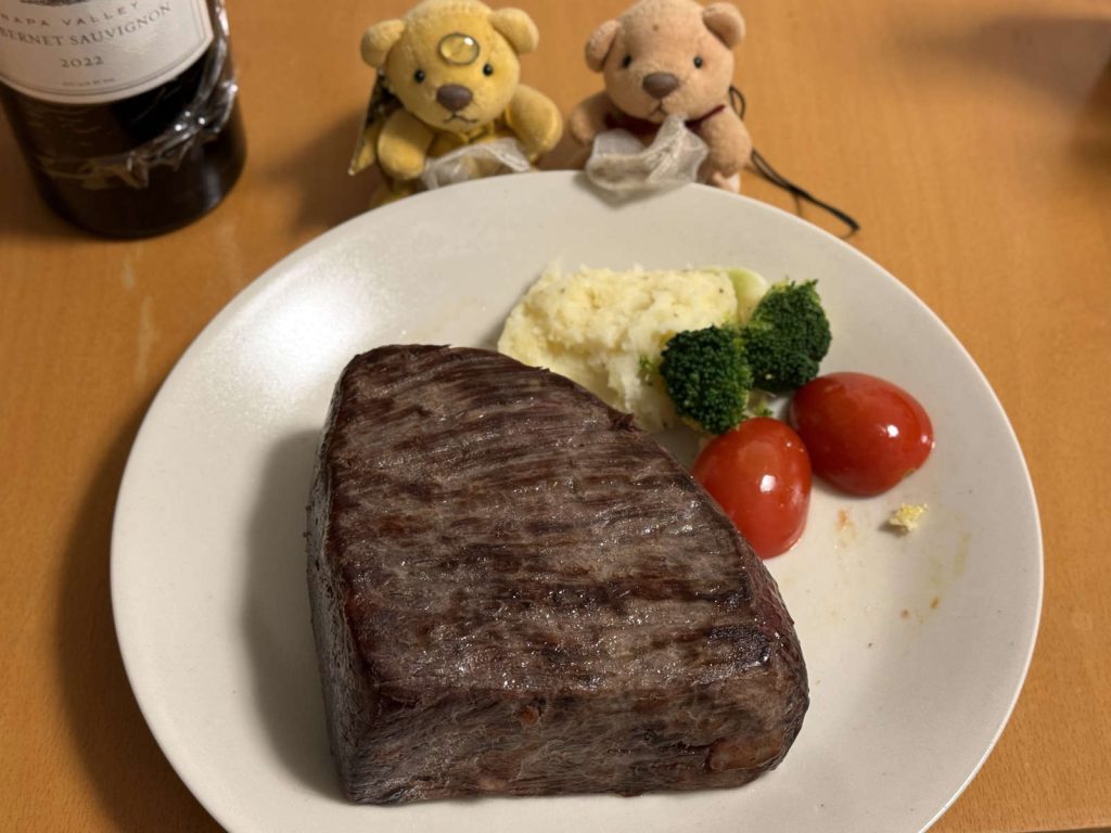 クリスマス感のあるお皿の風景